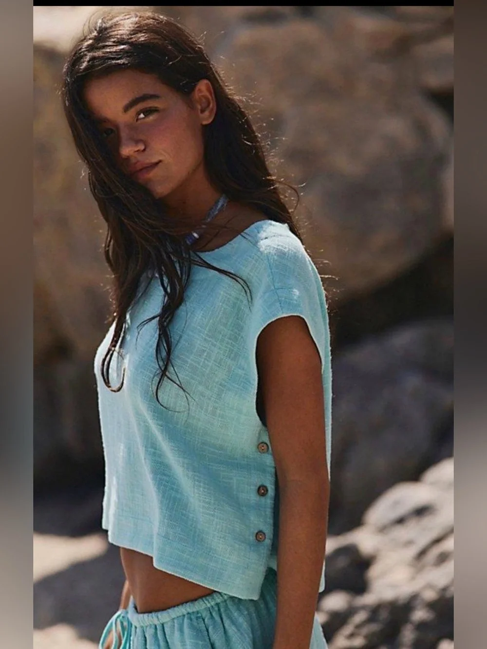 FREE PEOPLE Skye Mini Skirt Set